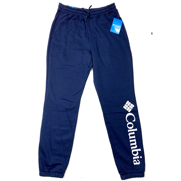 Columbia Pants Columbia Mens Fleece Trek Jogger Pants Large Navy
